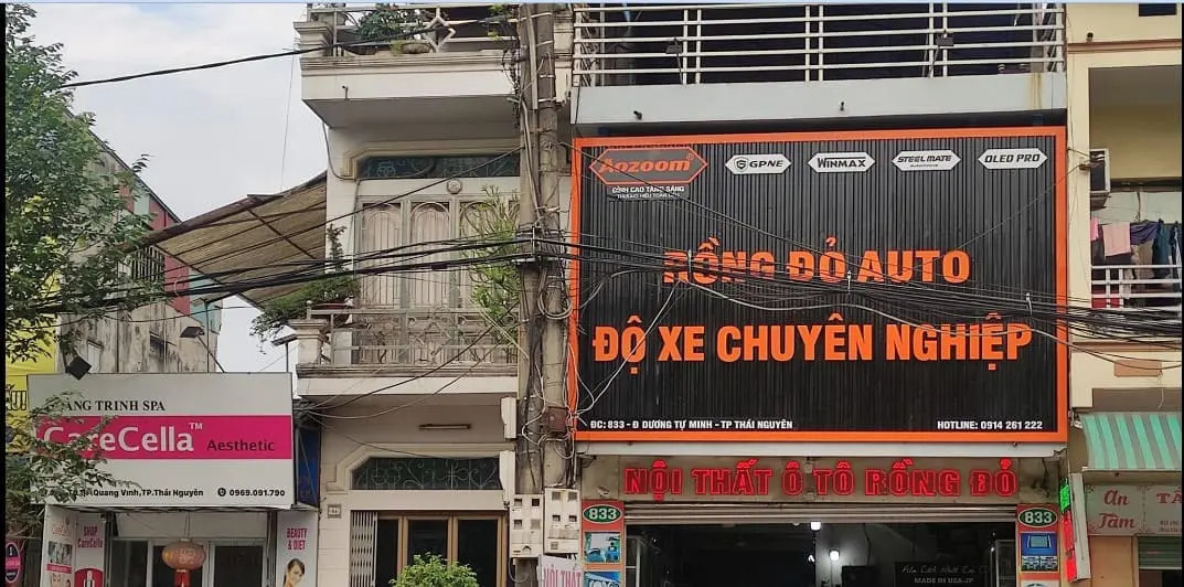 NỘI THẤT Ô TÔ RỒNG ĐỎ