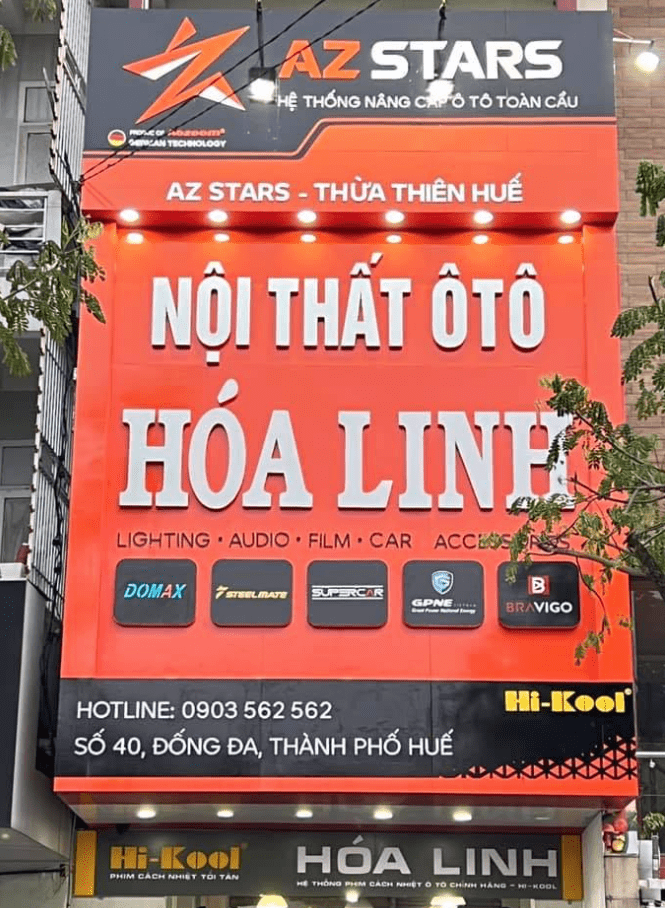 AZ STARS HUẾ - NỘI THẤT Ô TÔ HOÁ LINH