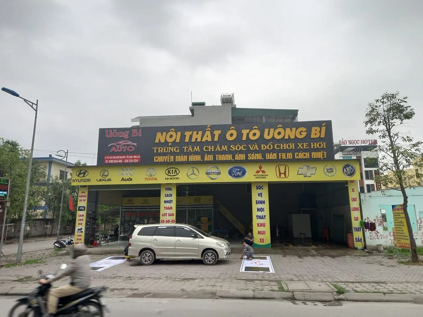 NỘI THẤT Ô TÔ UÔNG BÍ